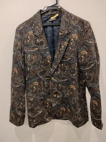 monkey time 페이즐리 무늬 테일러드 자켓 M