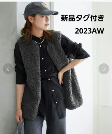 JOURNAL STANDARD relume 컬리 페이크 퍼 베스트