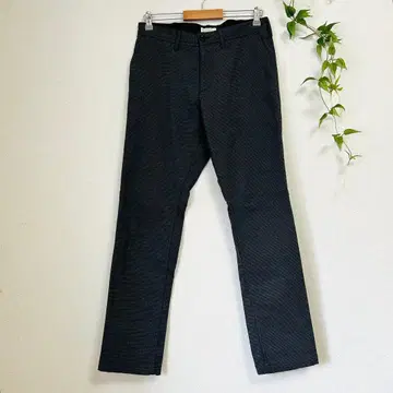 고품질 백넘버 [ L ] 웜 팬츠 속기모 스트레치 깔끔한 팬츠