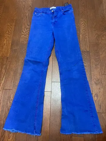 ZARA 플레어 팬츠 블루