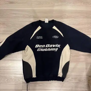Ben Davis 로고 맨투맨 네이비