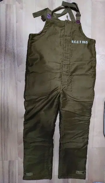 UNCROWD 오버롤 L 사이즈 올리브