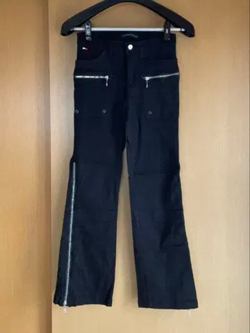 [ 레어 척 ] TOMMY HILFIGER 블랙 플레어 팬츠