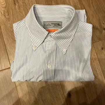 Maker's Shirt Traveler 버튼 다운 39 니트 셔츠