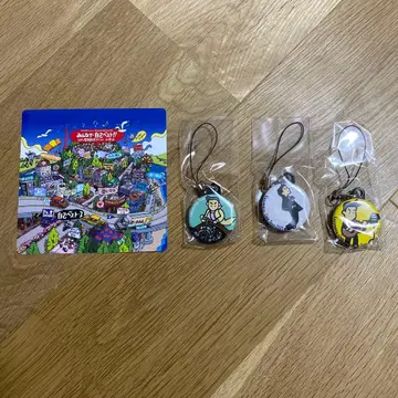 오다 카즈마사 모두 함께 셀프 베스트 완주 기념 스티커 스트랩 3개 세트