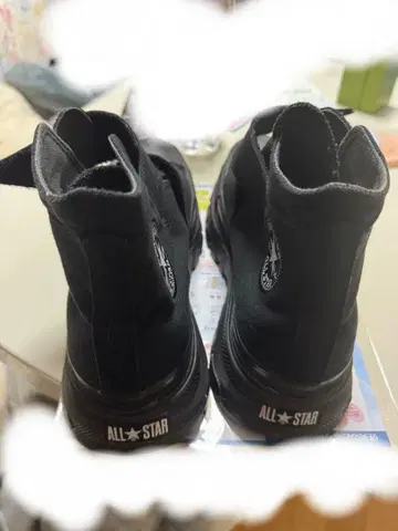 CONVERSE 하이컷 스니커즈 25cm 블랙