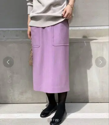 스픽 앤 스팬 spick&span 울 스커트 M