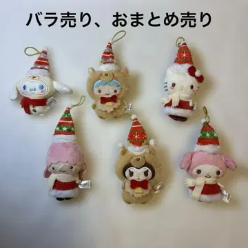 산리오 캐릭터즈 크리스마스 마스코트 브로치