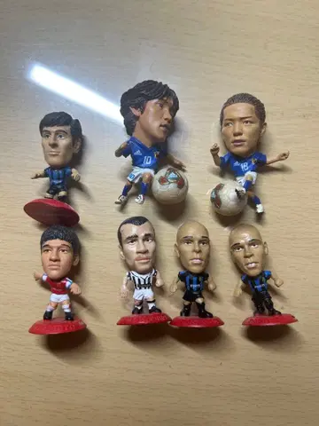 축구 선수 피규어 7체 세트
