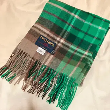 새상품급 TWEEDMILL 트위드밀 대형 스톨 램스울 머플러