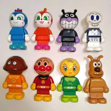 호빵맨 블록 라보 스윙 인형 피규어 8체 세트