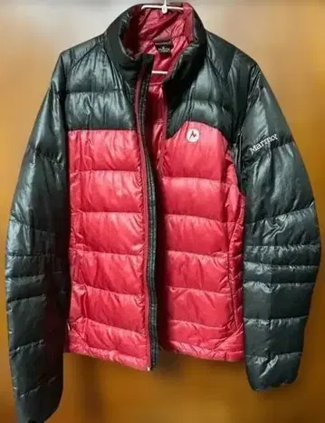 Marmot 다운 자켓 빨강 검정 XL