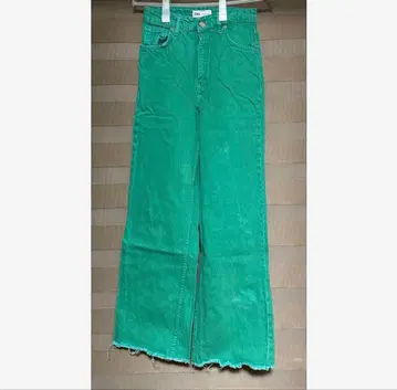 ZARA 그린 데님 팬츠