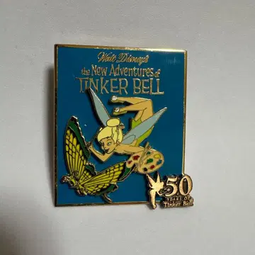 디즈니 팅커벨 50주년 핀 배지