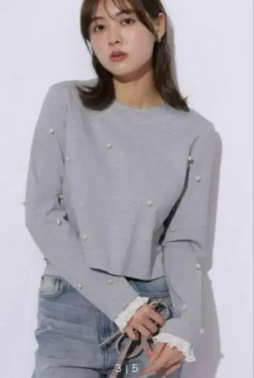 [ apuweiser-riche ] 펄 티셔츠