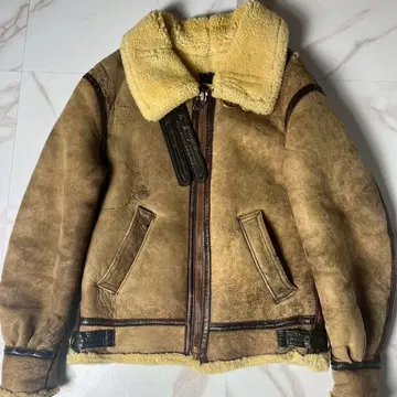 인기 AVIREX USA TYPE B-3 플라이트 자켓 양가죽 36 M