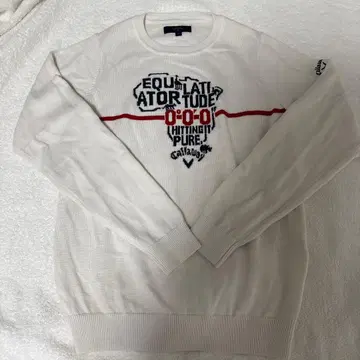 Callaway 여성용 스웨터 M 화이트