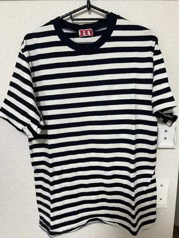 DEPT 티셔츠 스트라이프 네이비 화이트 M