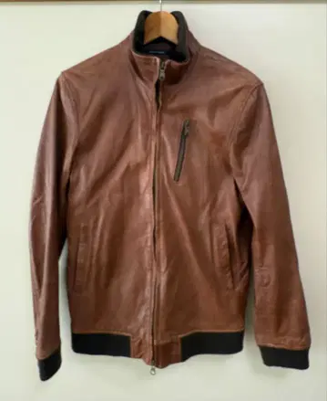 URBAN RESEARCH DOORS 어반 브라운 가죽 자켓 L