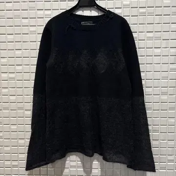 NUMBER (N)INE 06AW Noir기 그런지 아가일 니트 3