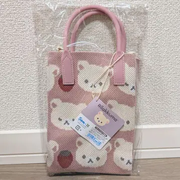 리락쿠마 스토어 긴자 한정판 니트 숄더백 코리락쿠마