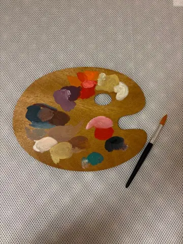 라푼젤 그림 그리기 팔레트 소품