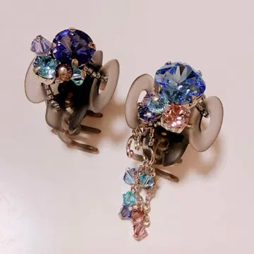 Complex Biz 휘핑 클립 파랑 보라색