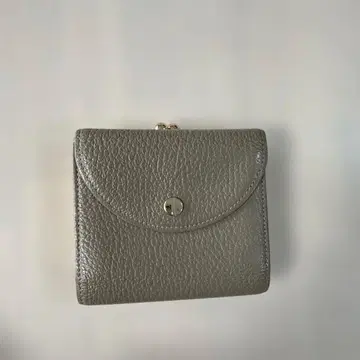 아이미로시온 가죽 이단 접이식 가마구치 지갑