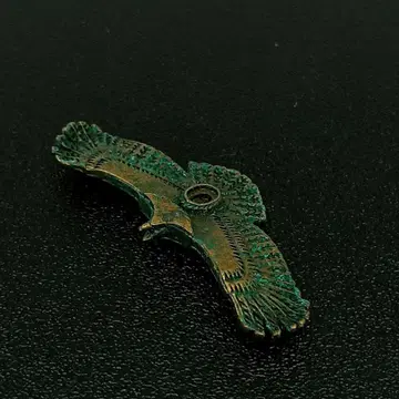 빈티지 골드 버드 이글 호크 목걸이 펜던트