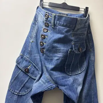 컨트랙트 CONTR@CTE 남성용 변형 데님 팬츠