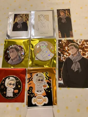 주술회전 말큐브 콜라보 모음 판매 나나미 켄토 캔뱃지 아크릴 스탠드 등