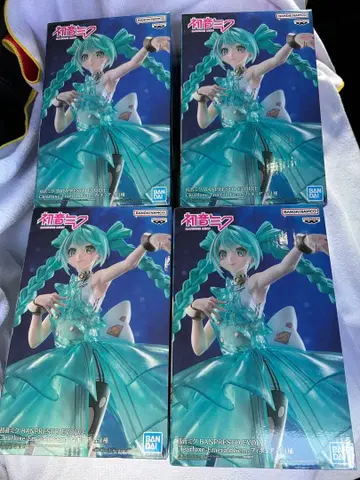 4개 세트 하츠네 미쿠 EVOLVE Clearluxe-EmeraldGem