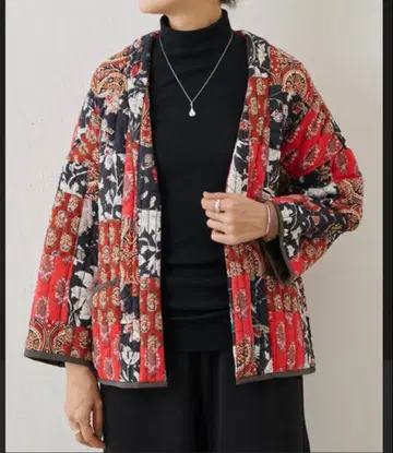 패치워크 퀼트 자켓 비어즐리