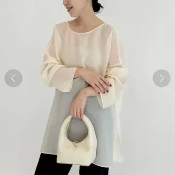 Plage CU NY Sheer 블라우스