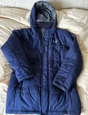 언더아머 네이비 롱 자켓