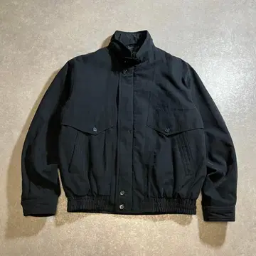 00s archive 블루종 패딩 자켓 퀼팅 다크 네이비