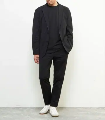 남성용 셋업 블랙