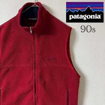 90s patagonia (파타고니아) 신틸라 플리스 베스트/S/레드
