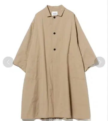 [ 즉시 구매 ] BEAMS BOY / 트윌 워크 코트