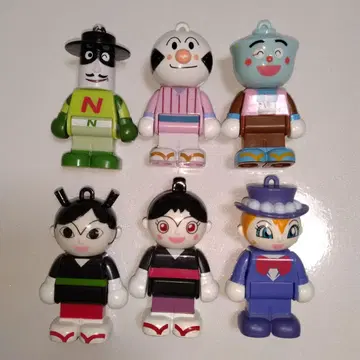 호빵맨 블록 라보 스윙 피규어 6체 세트 시라타마 씨