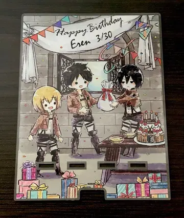 진격의 거인 아크릴 플레이트 그래프 아트 생일 ver 엘렌