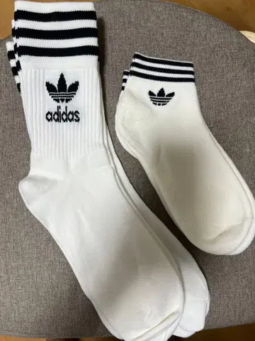 아디다스 adidas 삭스 2종류씩 2세트 총 4세트