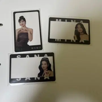 MOMO MINA SANA 사진 카드 세트