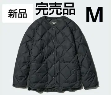 택 포함 새상품 유니클로 퍼프 테크 자켓 M 블랙