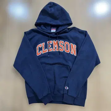 Champion 후드티 칼리지 로고 멕시코제 90s 페이드