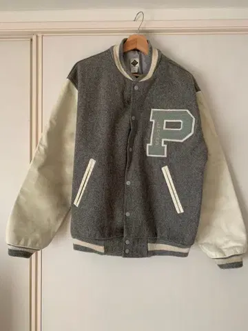 [ 레어 ] 포스트 오버올즈 POST O'ALLS 바시티 자켓