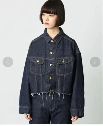 Lee COMPILATIONS 컷오프 데님 자켓