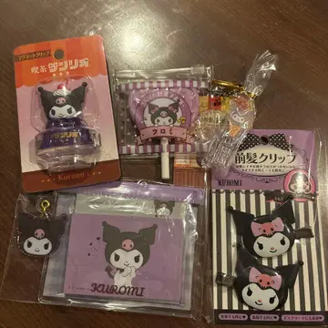 쿠로미 굿즈 모음 앞머리 클립 등