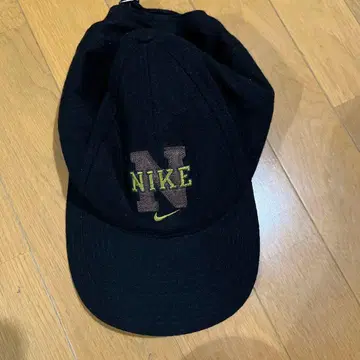 90s 은색 택 NIKE 블랙 캡 새상품급