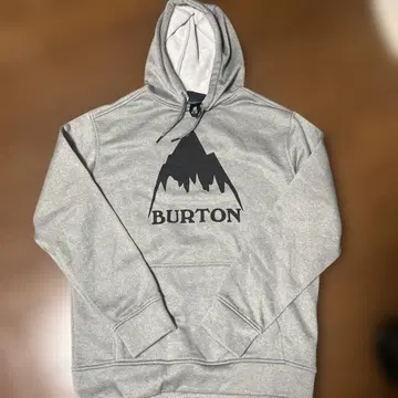 BURTON 그레이 후드티 S 사이즈